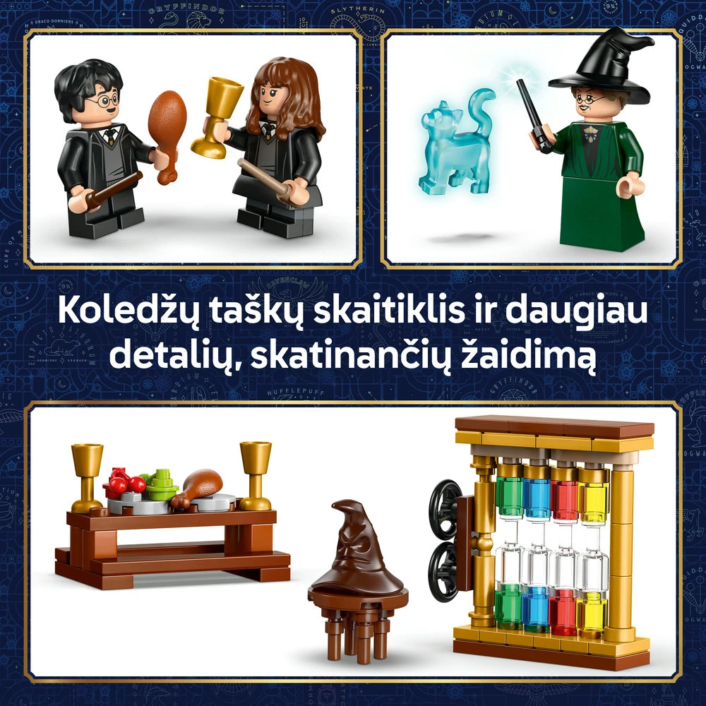 LEGO® Harry Potter™ Hogvartso pilis: Paskirstymo kepurės ceremonija 76460