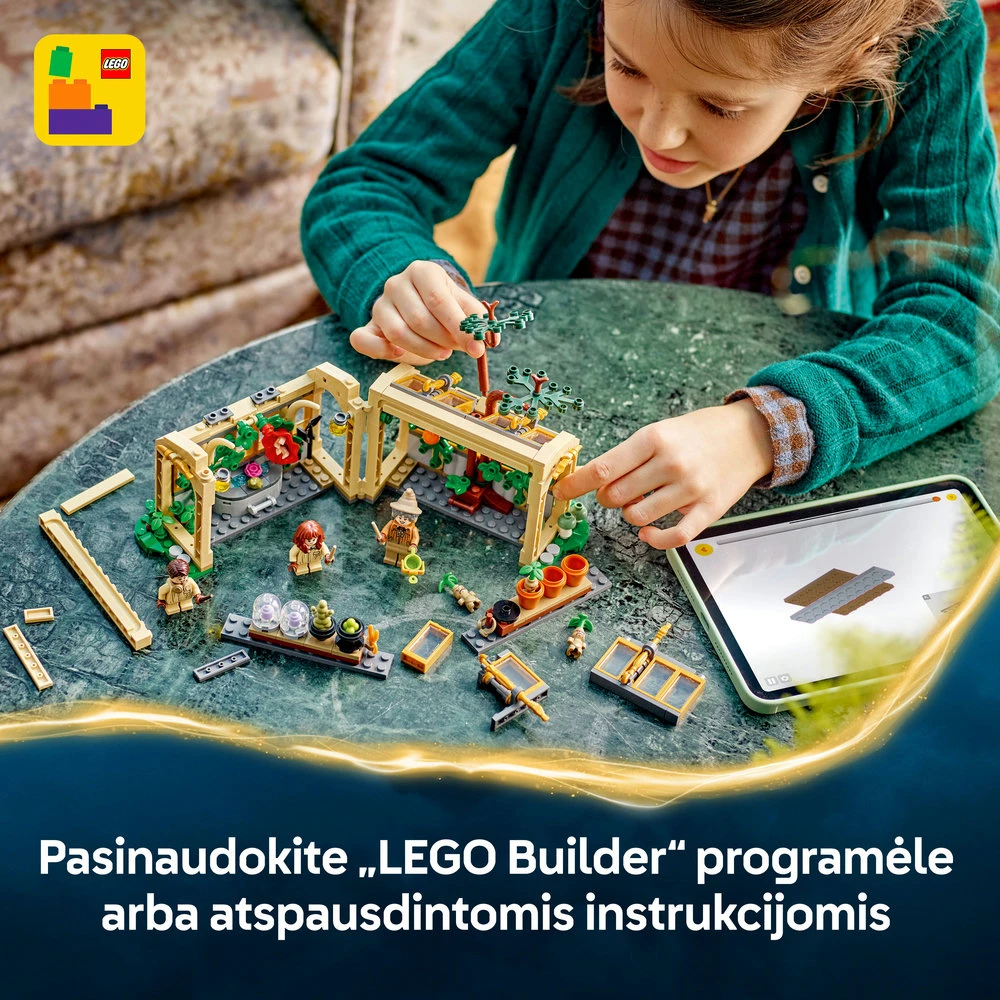 LEGO® Harry Potter Hogvartso pilis: žolininkystės pamoka (76445)