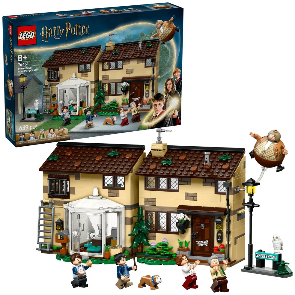 LEGO® Harry Potter™ Ligustrų gatvė: tetos Mardžės viešnagė 76451