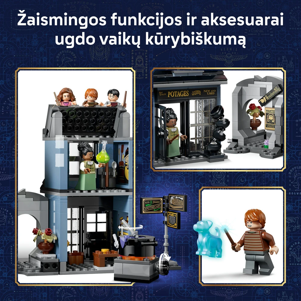 LEGO® Harry Potter™ Mušeikų skersgatvio burtininkų parduotuvės 76471