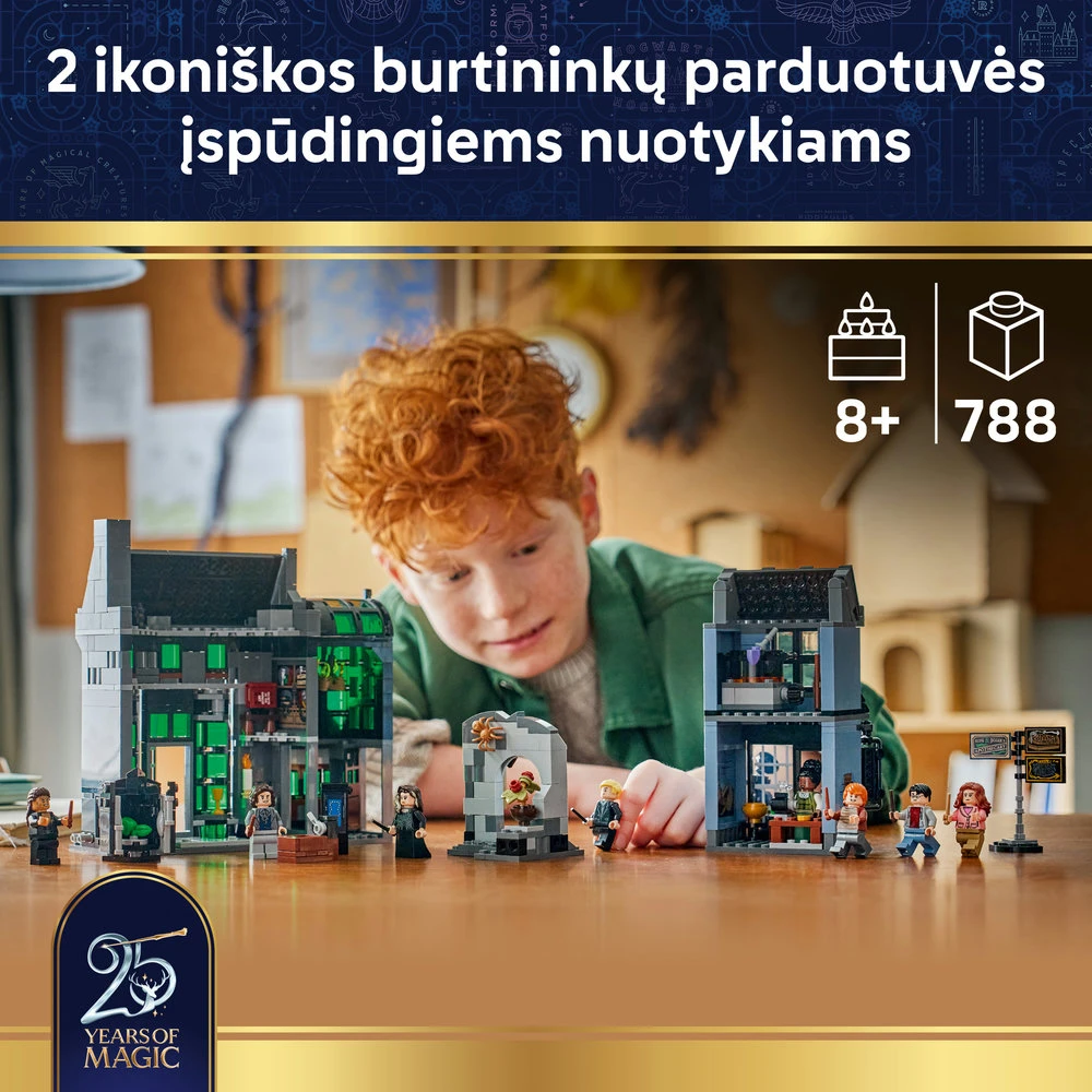 LEGO® Harry Potter™ Mušeikų skersgatvio burtininkų parduotuvės 76471