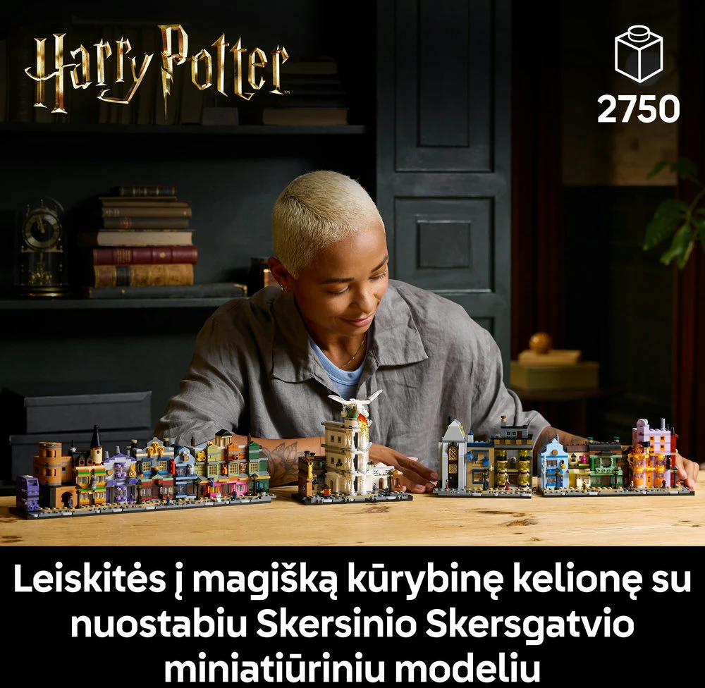 LEGO® Harry Potter Skersinio skersgatvio burtininkų parduotuvės (76444)