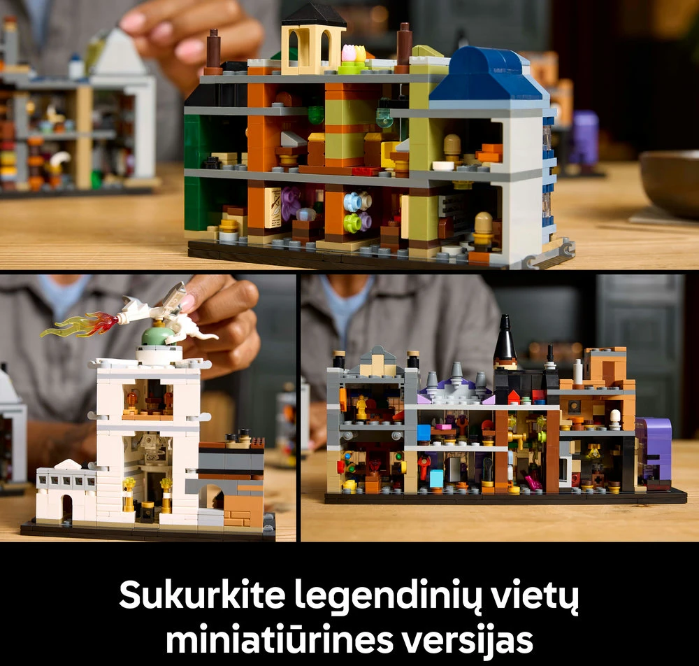 LEGO® Harry Potter Skersinio skersgatvio burtininkų parduotuvės (76444)