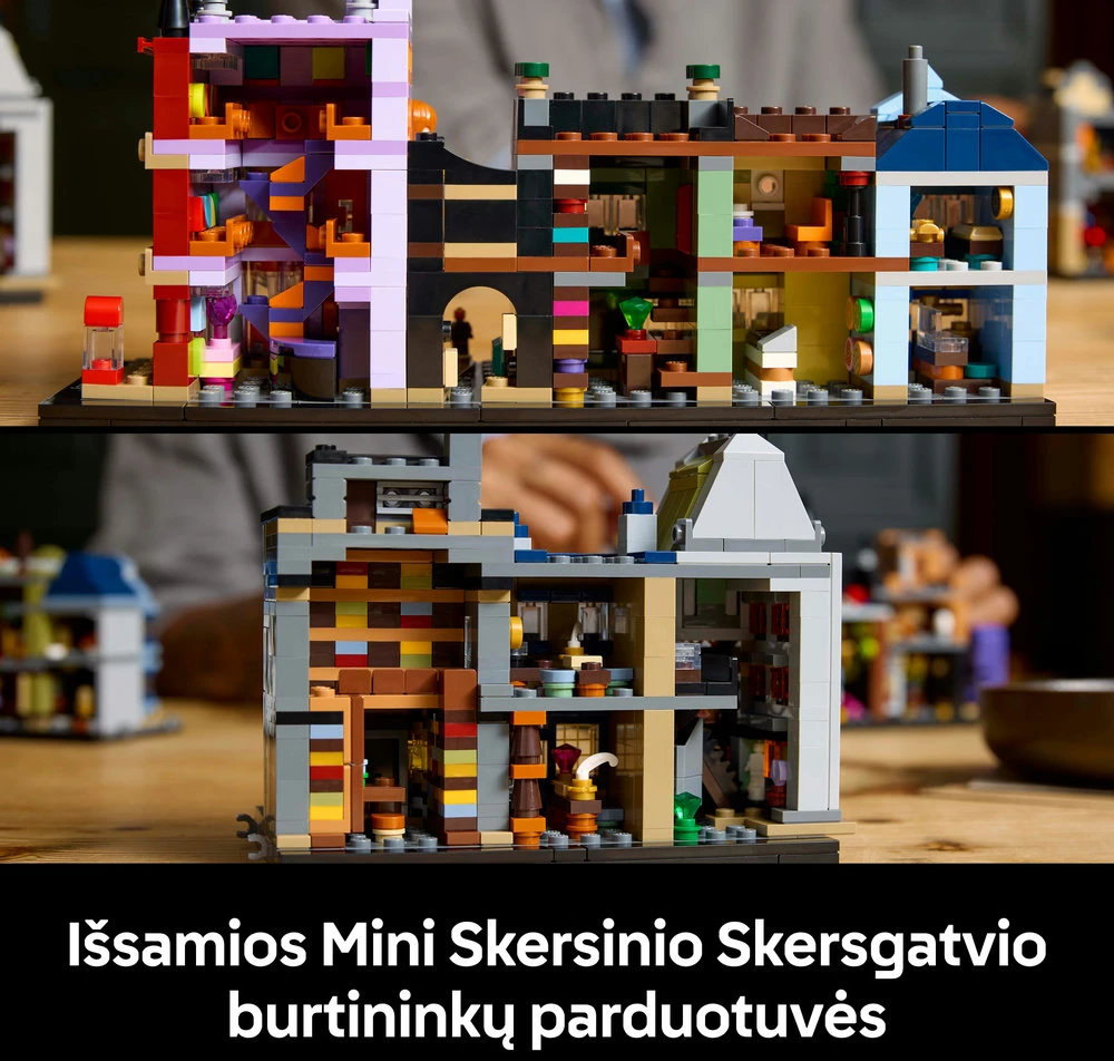 LEGO® Harry Potter Skersinio skersgatvio burtininkų parduotuvės (76444)