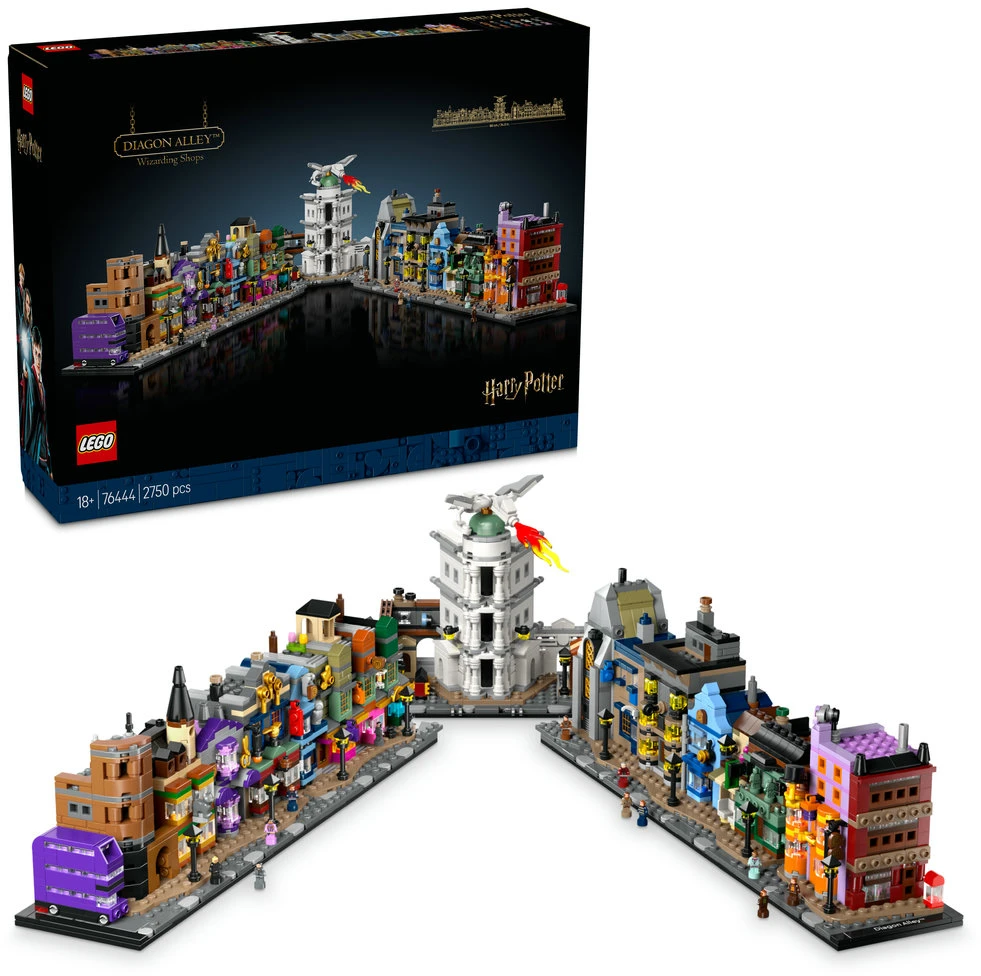 LEGO® Harry Potter Skersinio skersgatvio burtininkų parduotuvės (76444)