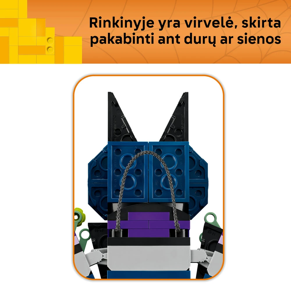 LEGO® Helovino vainikas Namų dekoracija 40825