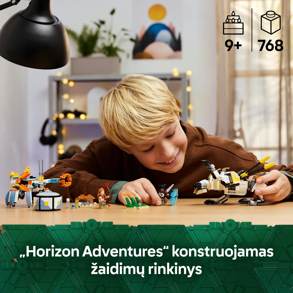 LEGO® Horizon Aloy ir Varl prieš Shell-Walker ir Sawtooth (77037)