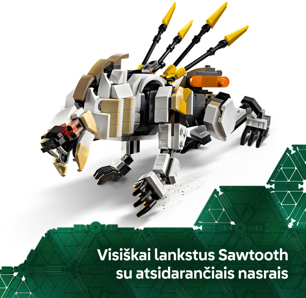LEGO® Horizon Aloy ir Varl prieš Shell-Walker ir Sawtooth (77037)