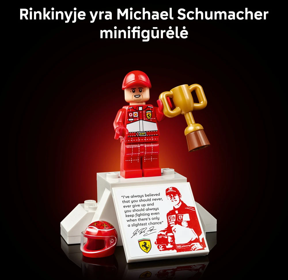 „LEGO® Icons“ „Ferrari F2004“ ir Michael Schumacher 11375