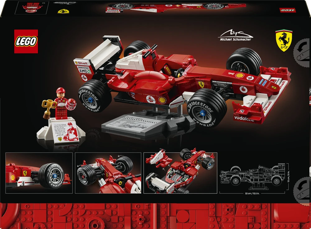 „LEGO® Icons“ „Ferrari F2004“ ir Michael Schumacher 11375