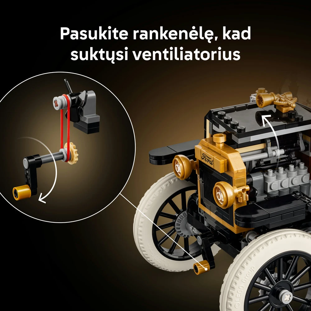 LEGO® Icons Ford Model T Automobilio modelio rinkinys 11376