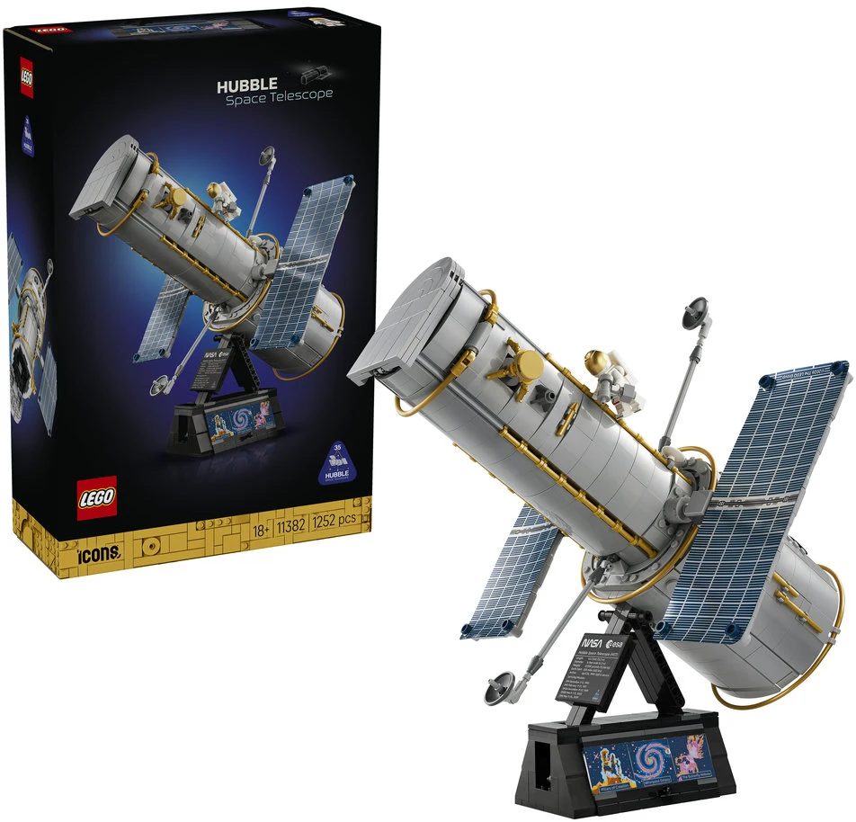 LEGO® Icons Hablio kosminis teleskopas, dekoracija, 11382