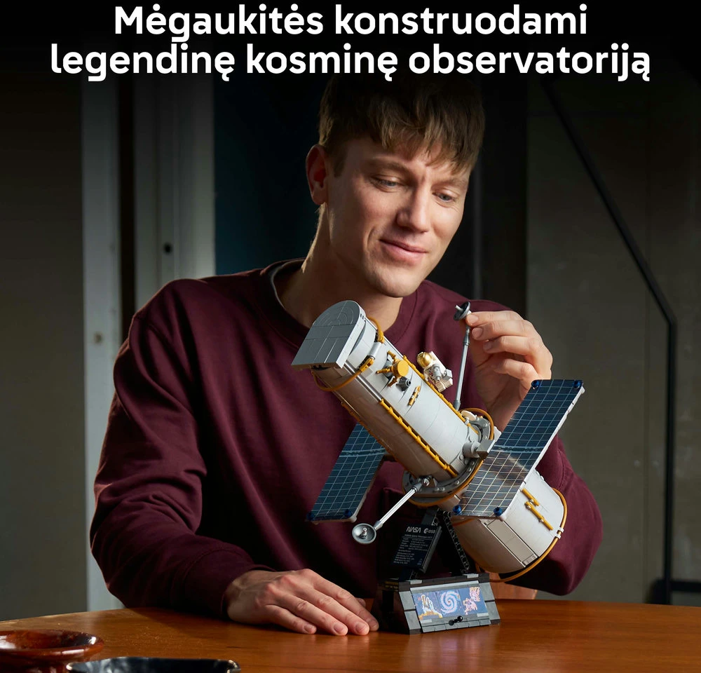 LEGO® Icons Hablio kosminis teleskopas, dekoracija, 11382