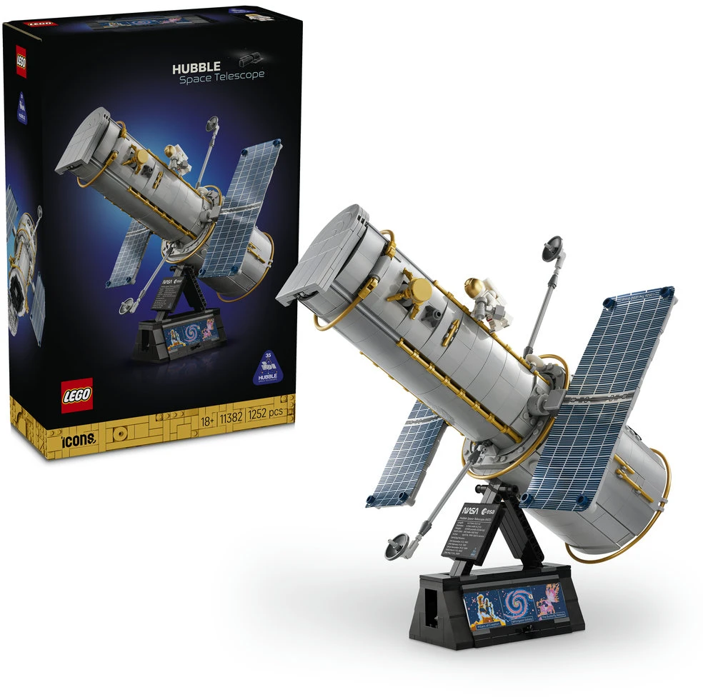 LEGO® Icons Hablio kosminis teleskopas, dekoracija, 11382