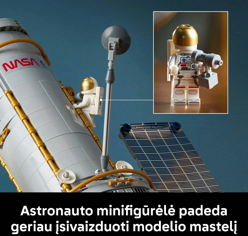 LEGO® Icons Hablio kosminis teleskopas, dekoracija, 11382