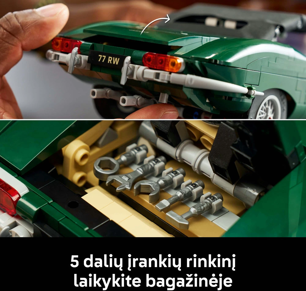 LEGO® Icons Jaguar E-Type, sportinis automobilis, 11381