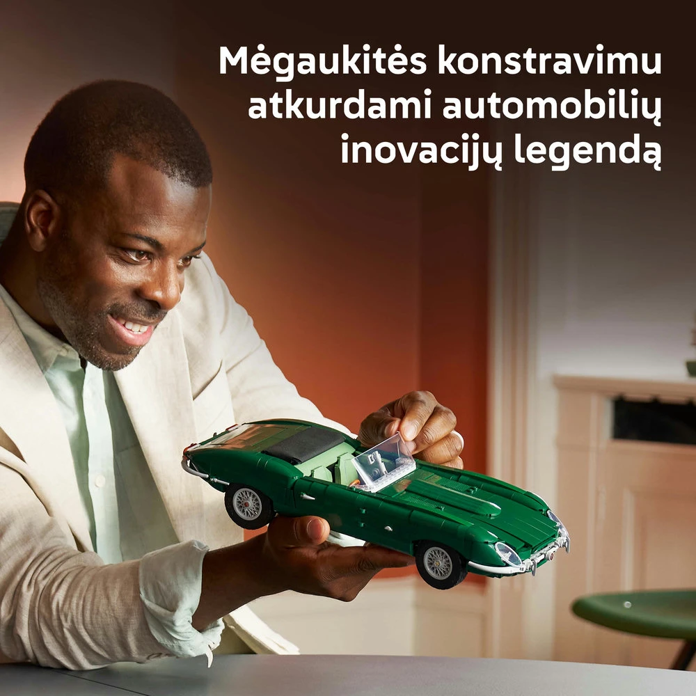 LEGO® Icons Jaguar E-Type, sportinis automobilis, 11381