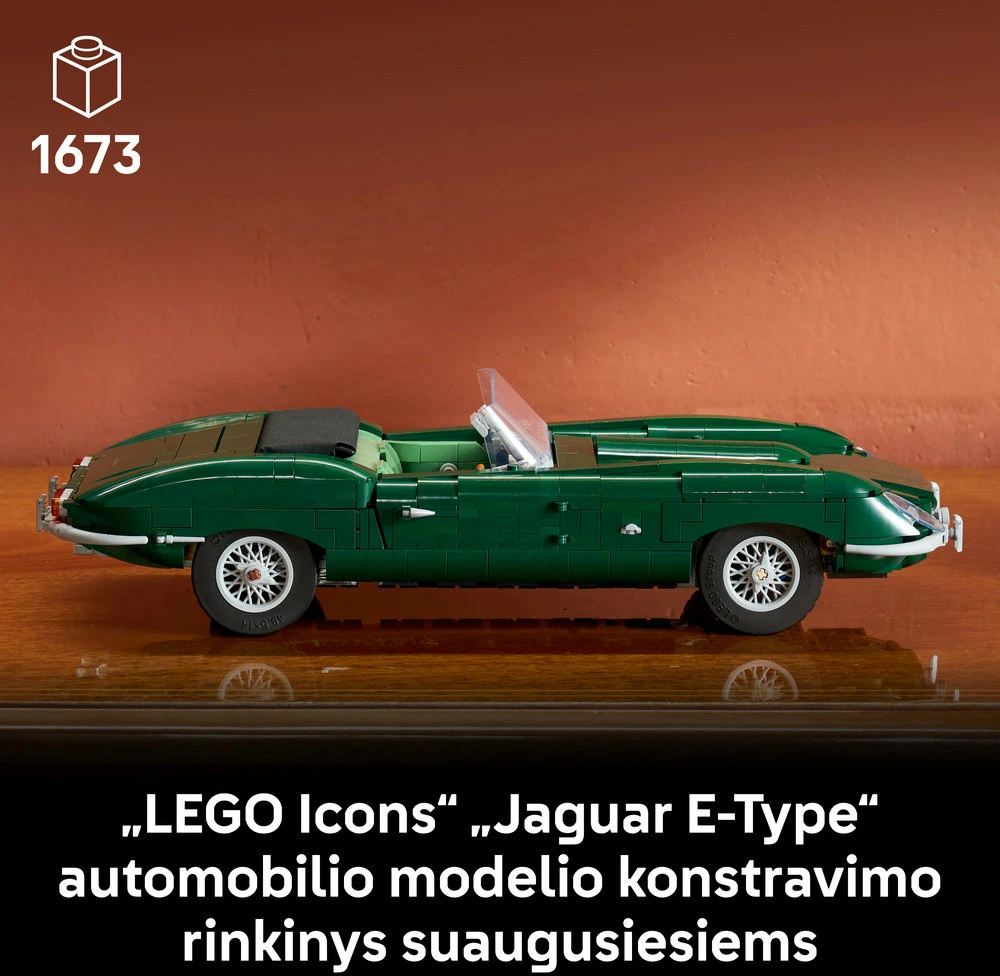LEGO® Icons Jaguar E-Type, sportinis automobilis, 11381