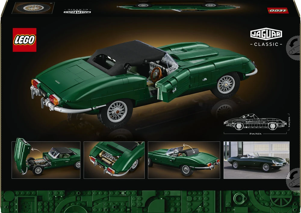 LEGO® Icons Jaguar E-Type, sportinis automobilis, 11381