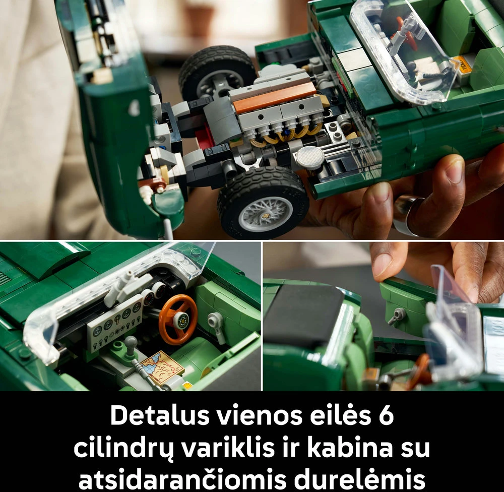 LEGO® Icons Jaguar E-Type, sportinis automobilis, 11381