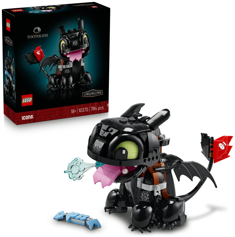 LEGO® Icons Kaip prisijaukinti slibiną: Bedantis 10375