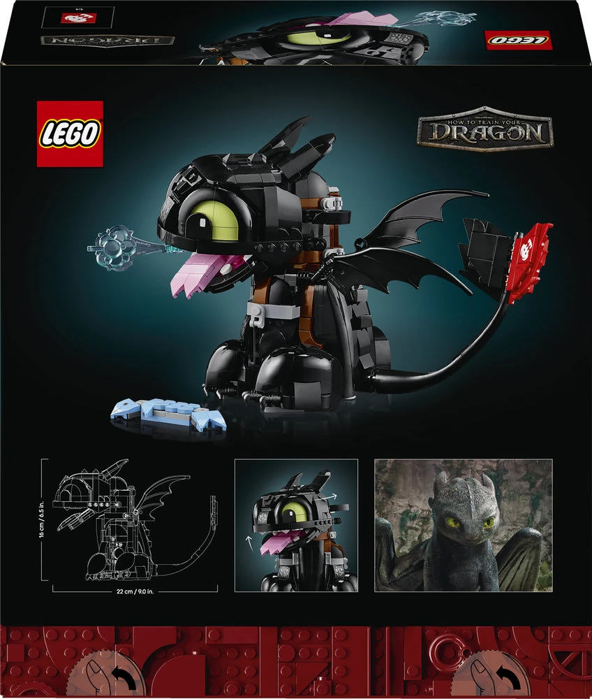 LEGO® Icons Kaip prisijaukinti slibiną: Bedantis 10375