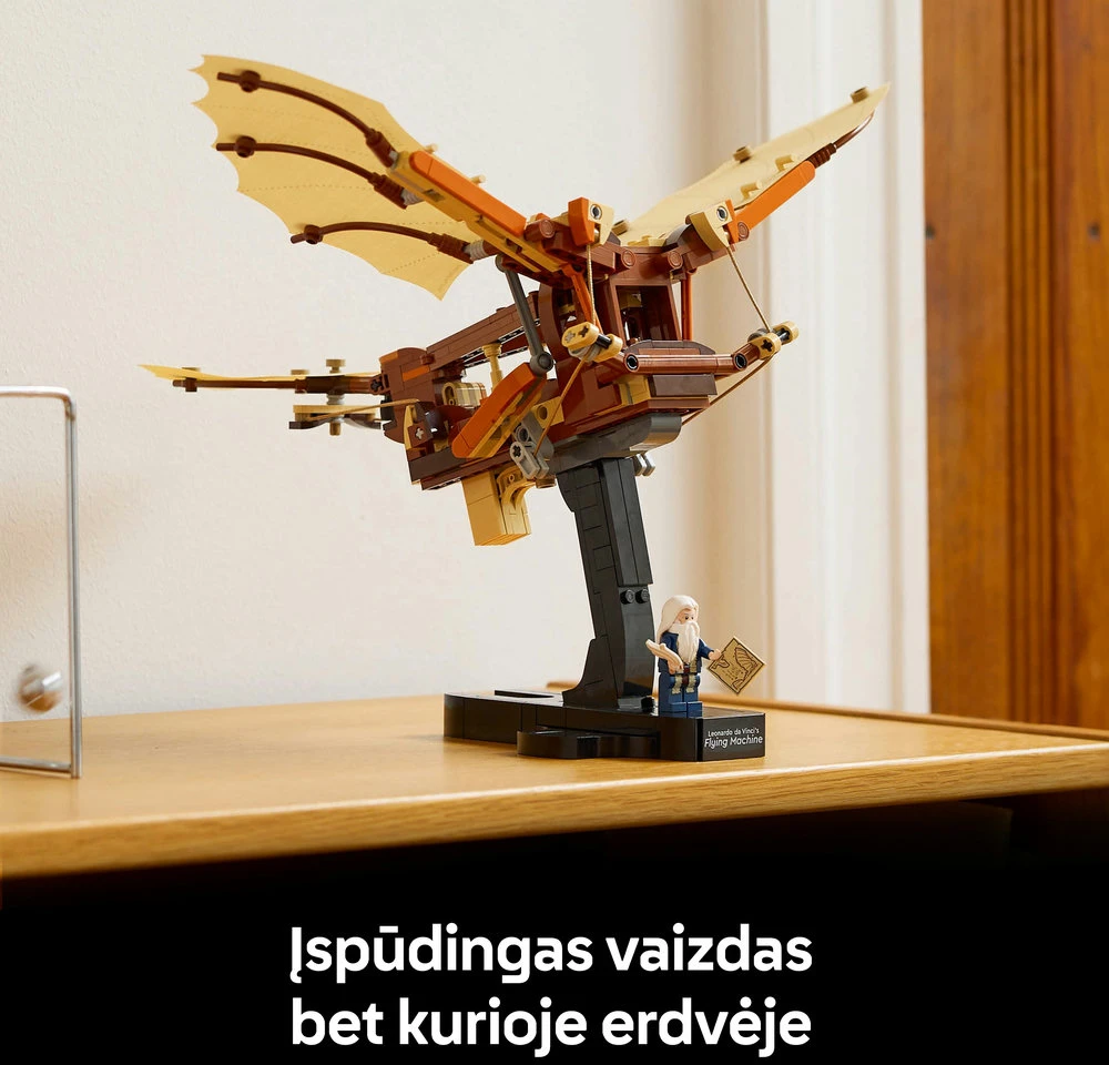 LEGO® Icons Leonardo da Vinčio skraidymo aparatas (10363)