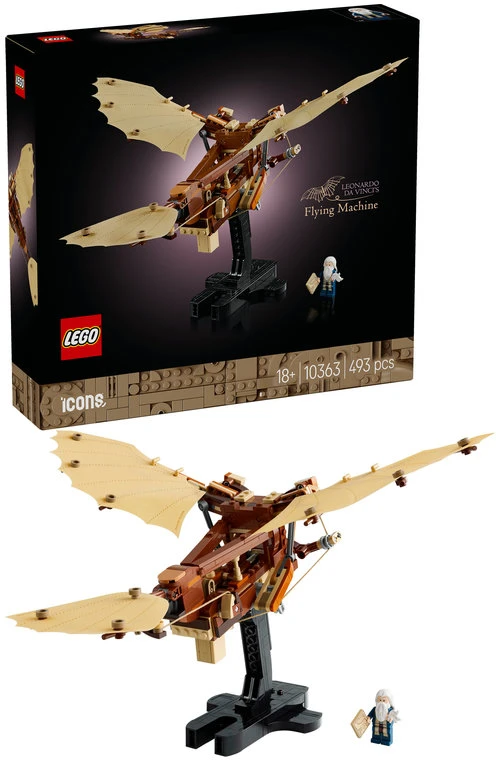 LEGO® Icons Leonardo da Vinčio skraidymo aparatas (10363)