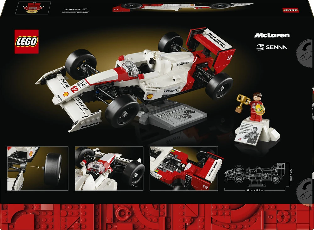 LEGO® Icons McLaren MP4/4 ir Ayrton Senna (10330)