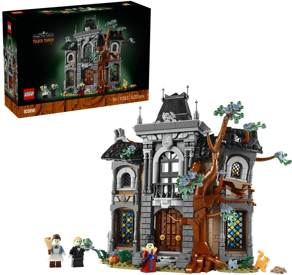 LEGO® Icons Merės dvaras, baugus dekoro rinkinys, 11383