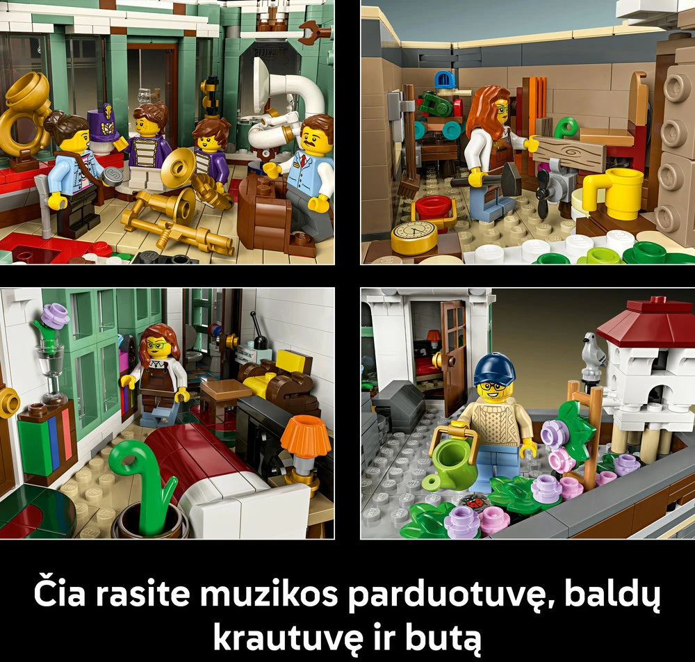 LEGO® Icons Prekybos gatvė Konstravimo rinkinys 11371