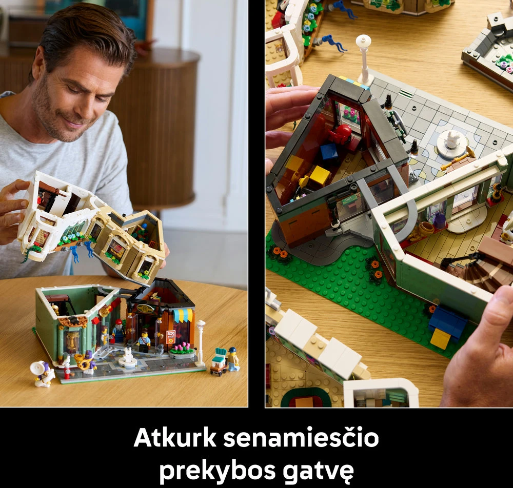 LEGO® Icons Prekybos gatvė Konstravimo rinkinys 11371