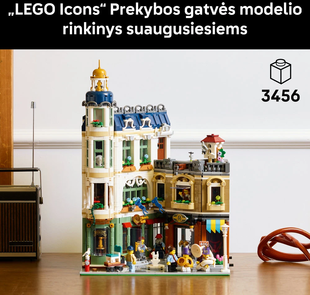 LEGO® Icons Prekybos gatvė Konstravimo rinkinys 11371