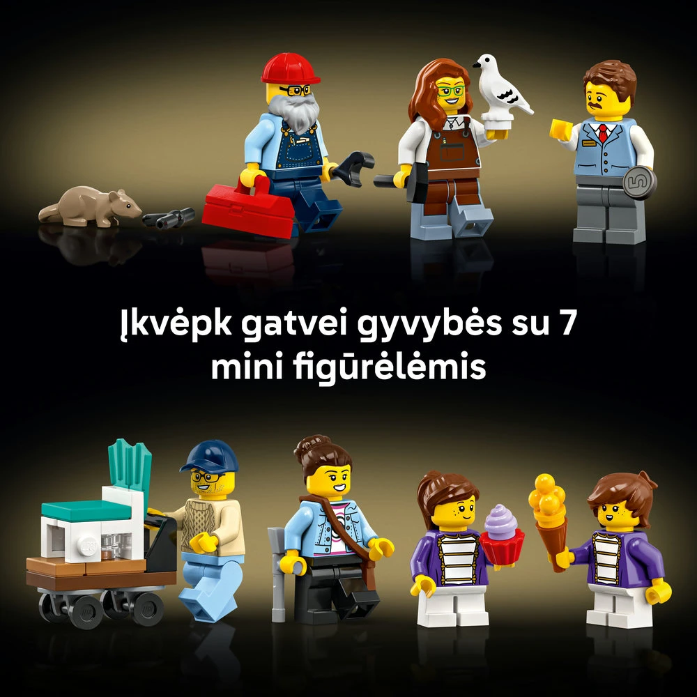 LEGO® Icons Prekybos gatvė Konstravimo rinkinys 11371