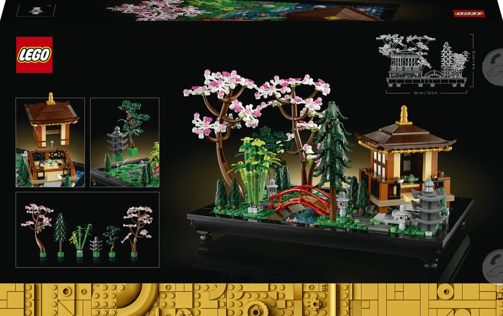 LEGO® Icons ramybės sodas 10315 Konstravimo rinkinys suaugusiesiems (1 363 dalys) 10315