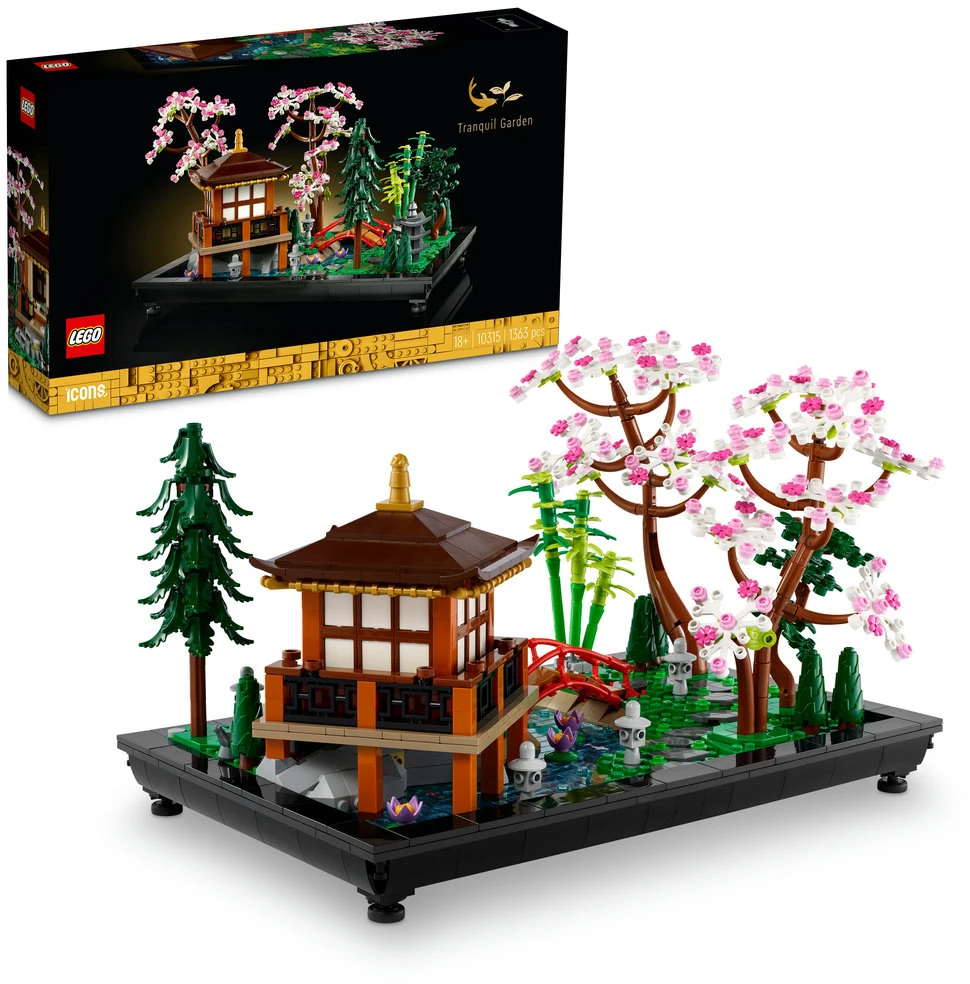 LEGO® Icons ramybės sodas 10315 Konstravimo rinkinys suaugusiesiems (1 363 dalys) 10315