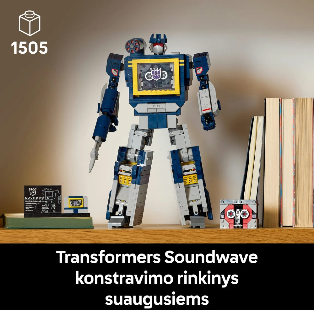 LEGO® Icons „Transformers“: Garso banga Rinkinys 10358