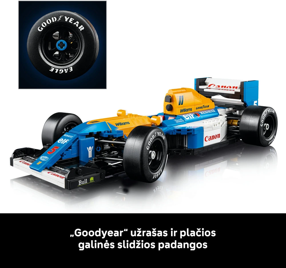 LEGO® Icons Williams Racing FW14B ir Nigel Mansell (10353)