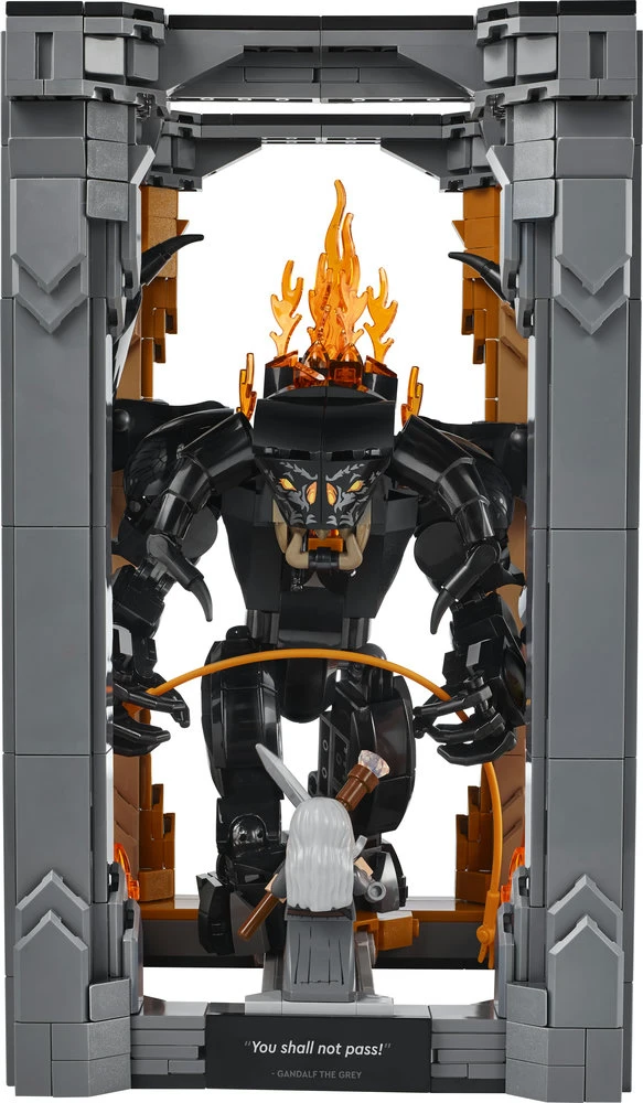 LEGO® Icons Žiedų valdovas: Balrogo knygų lentynos dekoras (10367)