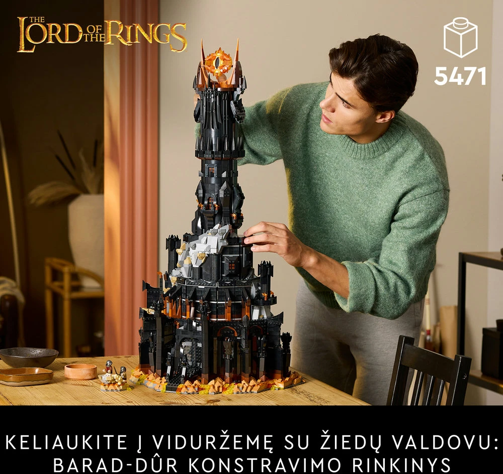 LEGO® Icons Žiedų valdovas: Barad Duras 10333
