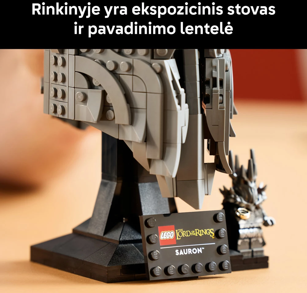 LEGO® Icons Žiedų valdovas: Saurono šalmas, 11373