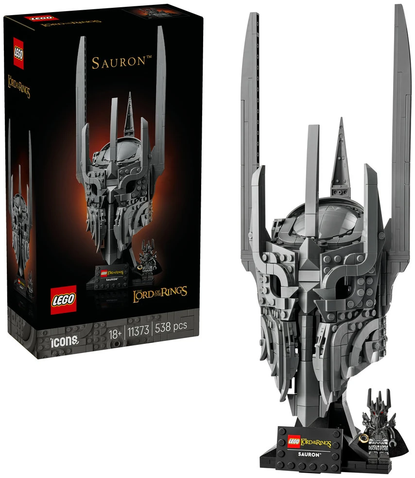 LEGO® Icons Žiedų valdovas: Saurono šalmas, 11373