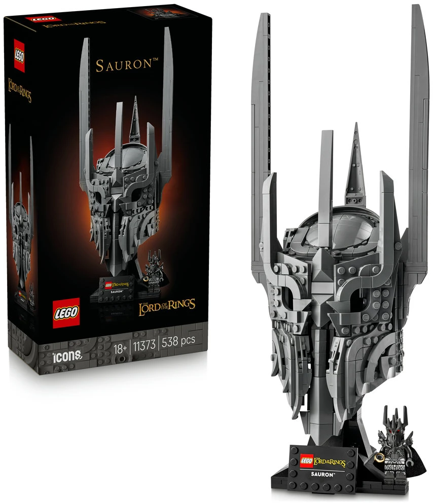 LEGO® Icons Žiedų valdovas: Saurono šalmas, 11373