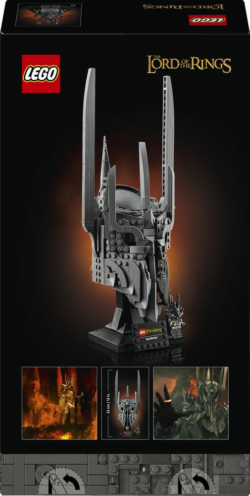 LEGO® Icons Žiedų valdovas: Saurono šalmas, 11373