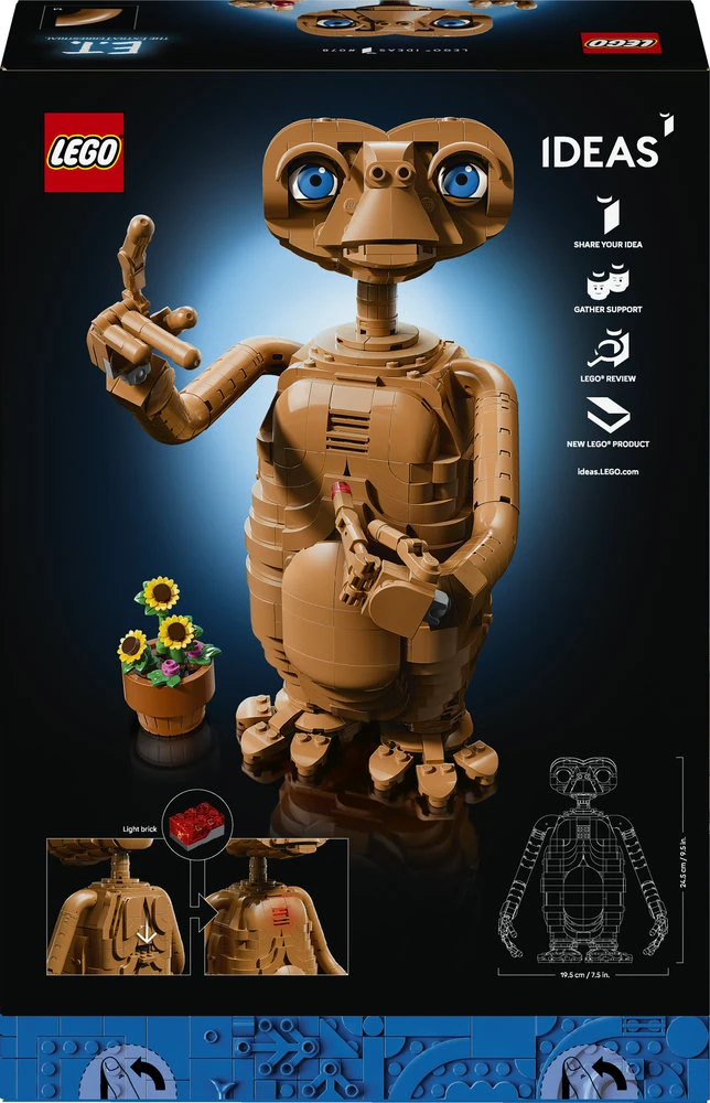 LEGO® Ideas E.T. the Extra-Terrestrial Rinkinys 21370