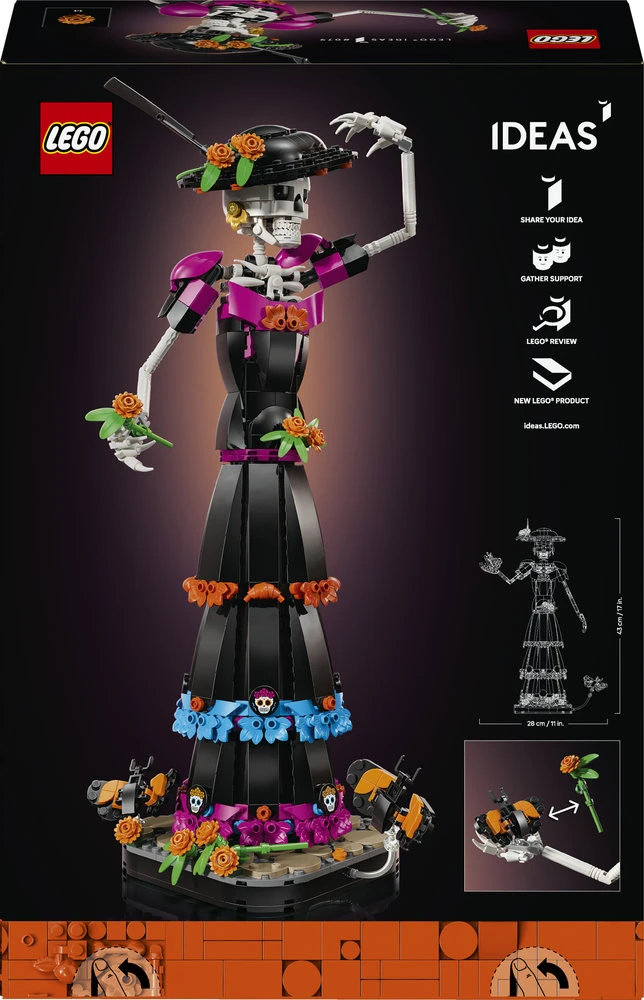 LEGO® Ideas La Catrina Figūrėlės konstravimo rinkinys 21372