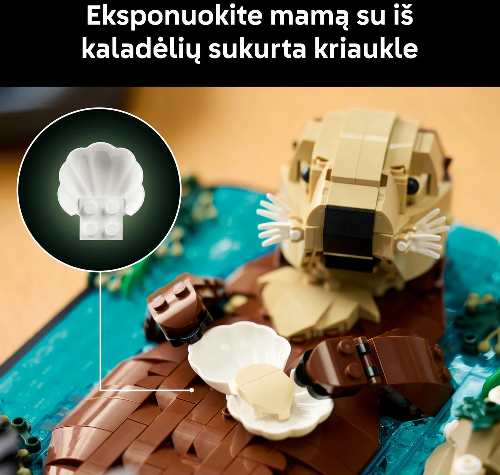 LEGO® Ideas Plūduriuojančios jūrinės ūdros, 21366