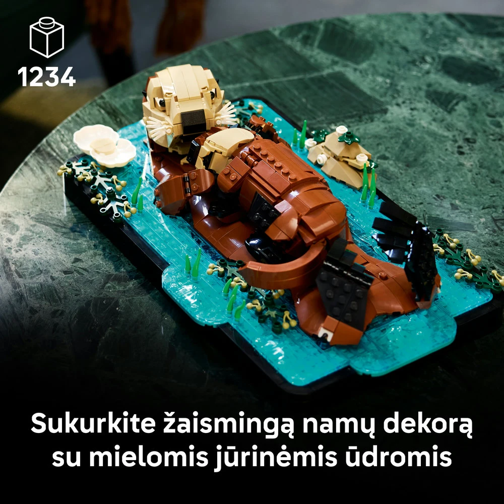 LEGO® Ideas Plūduriuojančios jūrinės ūdros, 21366