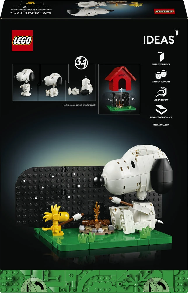 LEGO® Ideas Riešutėliai: Snūpio būda Rinkinys 21368