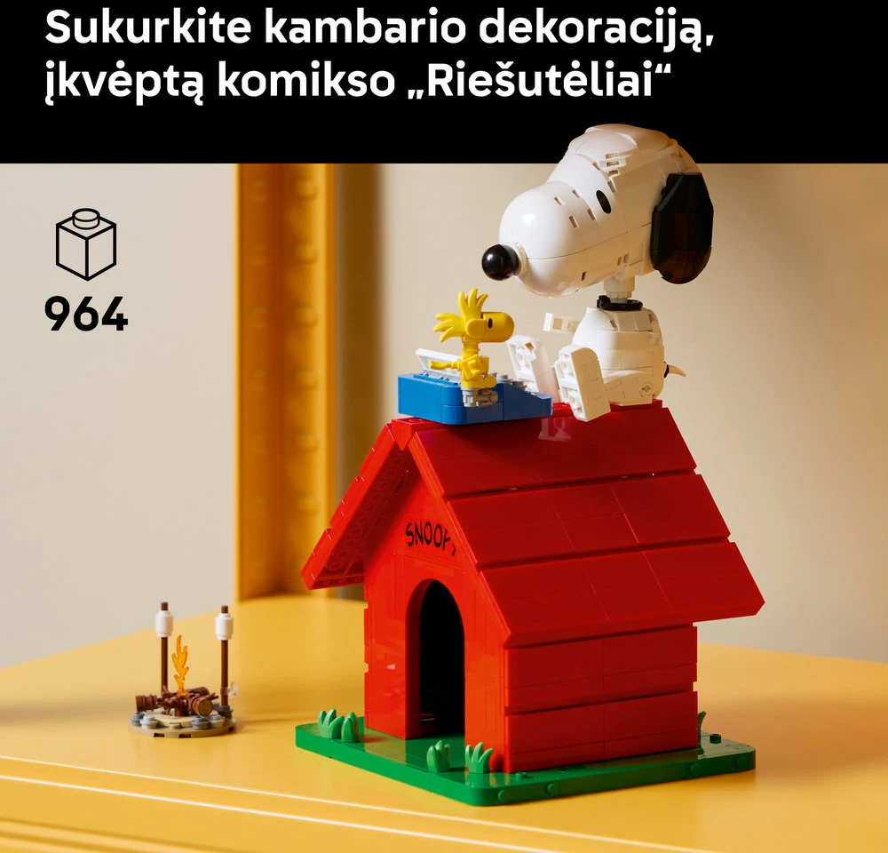 LEGO® Ideas Riešutėliai: Snūpio būda Rinkinys 21368